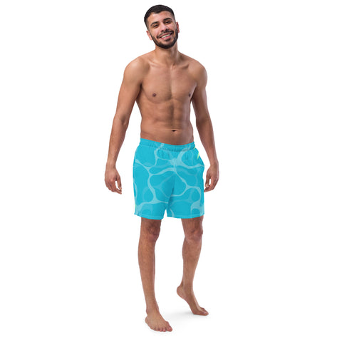 Men's Water Waves Swim Trunks