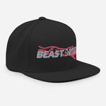 Beast Mode Embroidered Snapback Hat