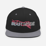 Beast Mode Embroidered Snapback Hat