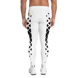 Royal Entourage Black And White Men's Leggings