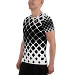 Black And White Royal Entourage Men's Athletic T-shirt