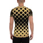 Black And Gold Royal Entourage Men's Athletic T-shirt