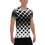 Black And White Royal Entourage Men's Athletic T-shirt