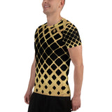 Black And Gold Royal Entourage Men's Athletic T-shirt